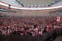 To nie fotomontaż. Tak wyglądał stadion Eintrachtu Frankfurt w czasie finału