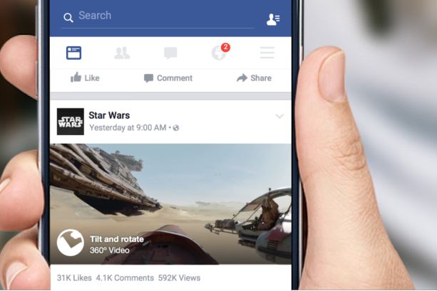 Facebook goni YouTube, wprowadza filmy 360 stopni