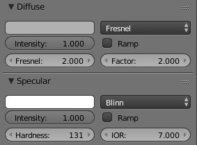 Srebro - Diffuse, Specular