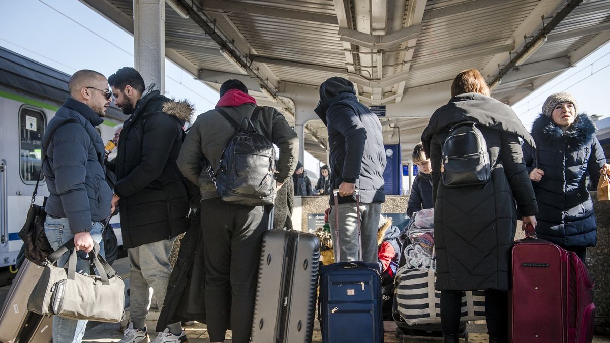 Uchodźcy z Ukrainy w Warszawie, fot. Mieszko Piętka/AKPA