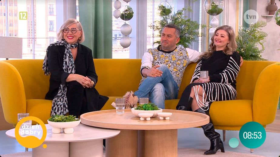 Norbi z żoną i autorką książki o nim w "Dzień Dobry TVN"