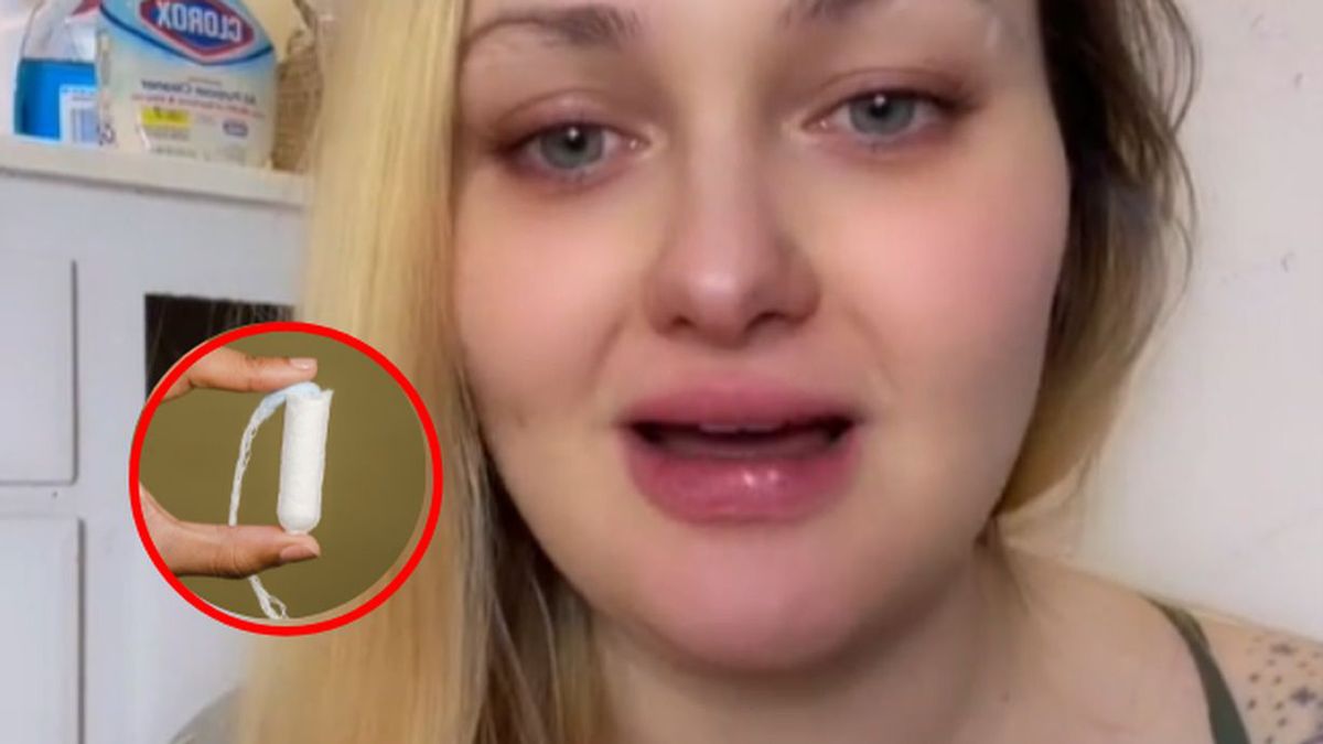Kobieta nosiła tampon przez miesiąc