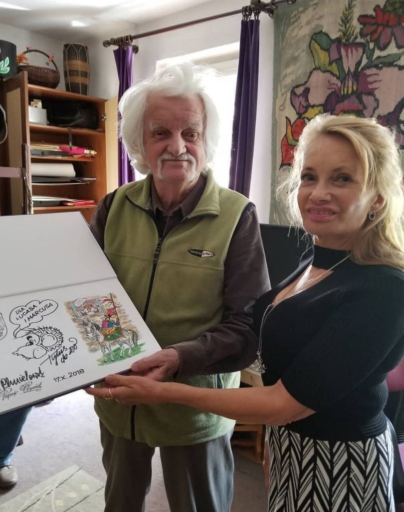 Córka Papcia Chmiela żegna zmarłego ojca