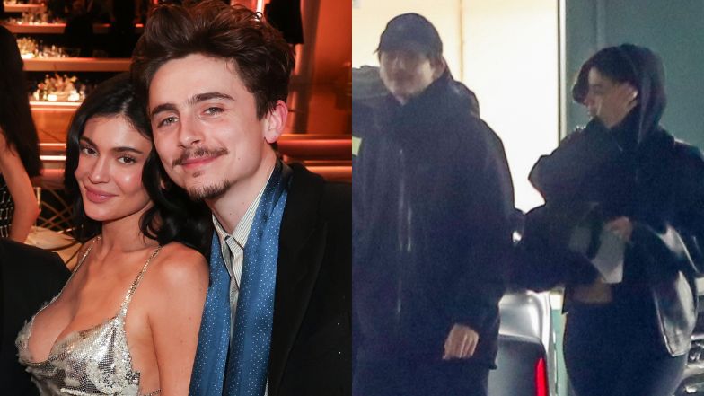 Timothee Chalamet i Kylie Jenner wymykają się pod osłoną nocy z hotelu w Beverly Hills