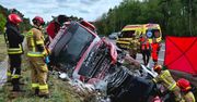 Brzoza: Czołowe zderzenie Audi z ciężarowym Manem. Młody kierowca osobówki zginął na miejscu