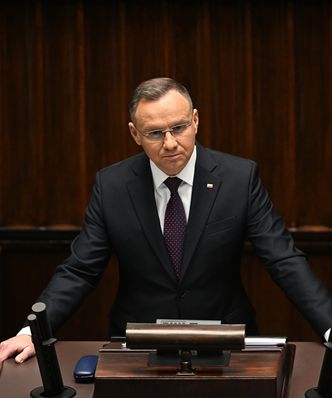 Andrzej Duda na pierwszym posiedzeniu Sejmu. Nagle zaczął mówić o Euro