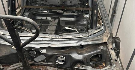 Wiózł karoserię samochodu osobowego Audi skradzionego w Niemczech.