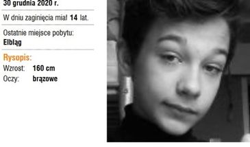 Elbląg. Zaginął 14-letni Dominik. Trwają poszukiwania