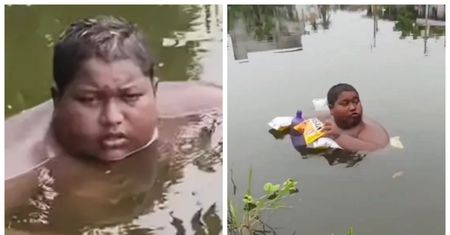 16-latek niemal nie wychodzi z wody. Tylko tam czuje ulgę. Dramat w Indiach