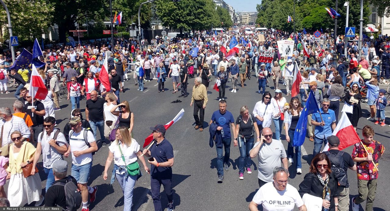 Są wewnątrz marszu. "Zrobiliśmy lustrację trasy"