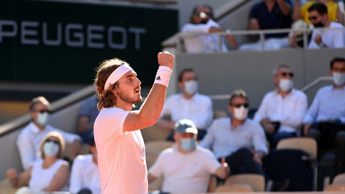 Zdjęcie okładkowe artykułu: PAP/EPA / CAROLINE BLUMBERG / Na zdjęciu: Stefanos Tsitsipas