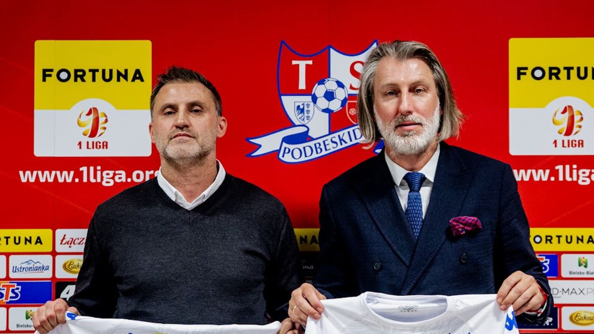 Materiały prasowe / Podbeskidzie Bielsko-Biała / Na zdjęciu: Kamil Kosowski i Marcin Kuźba nie są już pracownikami Podbeskidzia