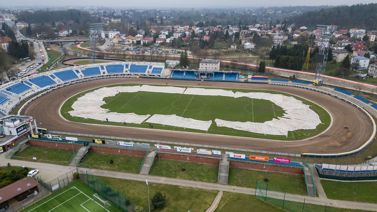 Materiały prasowe / Wilki Krosno / Na zdjęciu: stadion w Krośnie