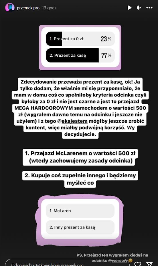 Stories Przemka.Pro