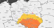 Pomarańczowy kolor pojawił się na mapie. IMGW wydało alerty