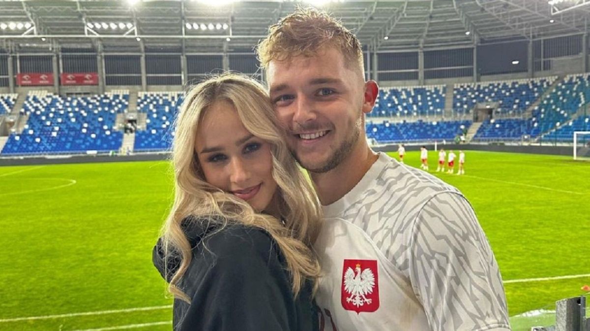 Na zdjęciu: Michał Rakoczy z partnerką Natalią