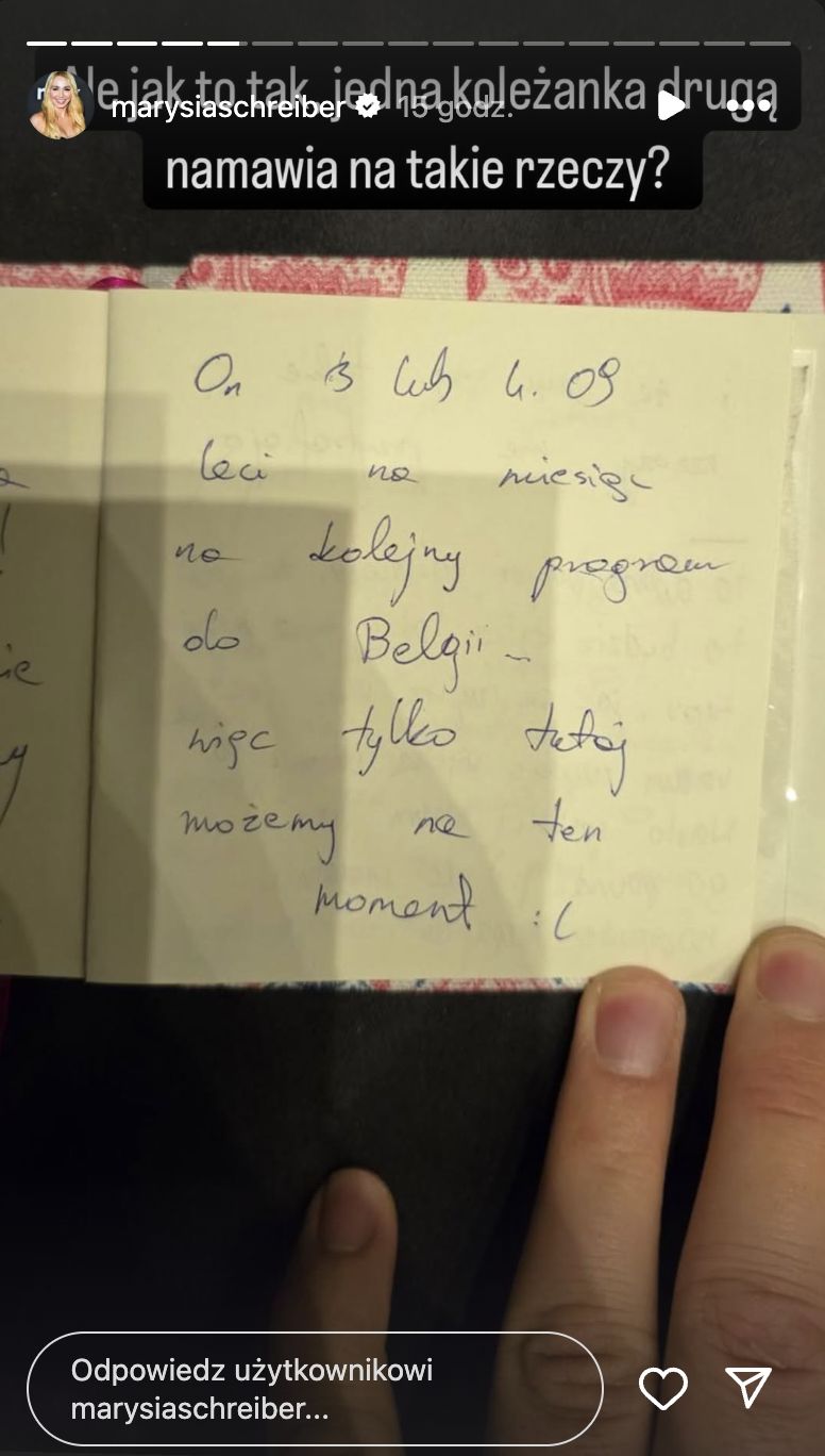 Schreiber twierdzi, że udostępniła listy Kaczorowskiej i notatki z planu programu