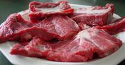 Surowe żeberka wołowe (samo mięso)