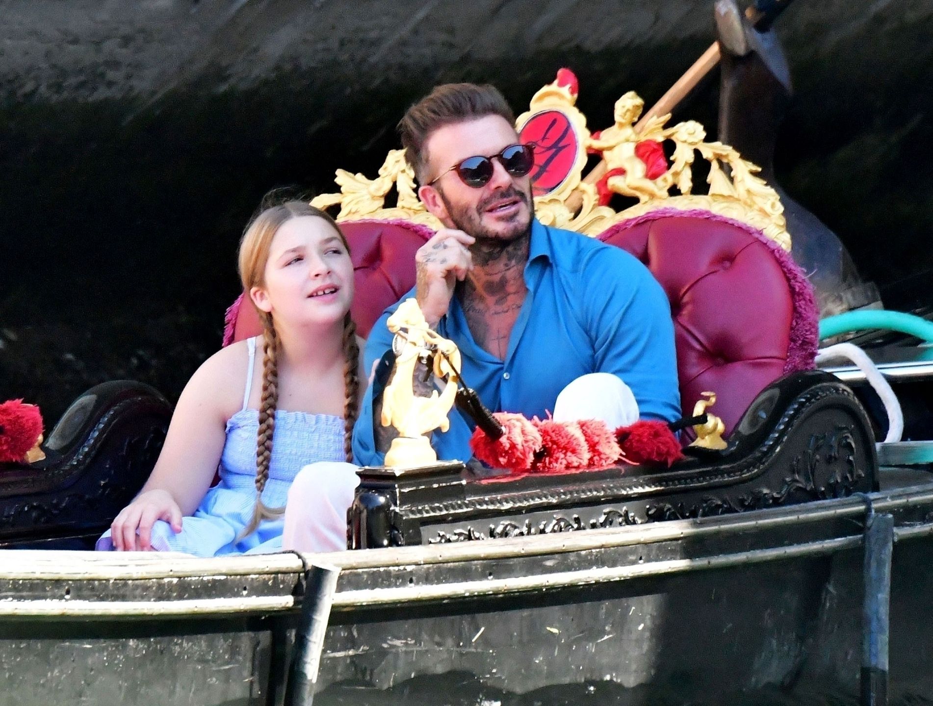 David Beckham z córką Harper na wycieczce w Wenecji 