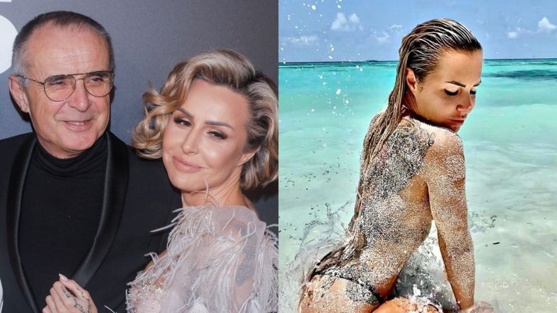 Blanka Lipińska broni opalania topless przy rodzinie