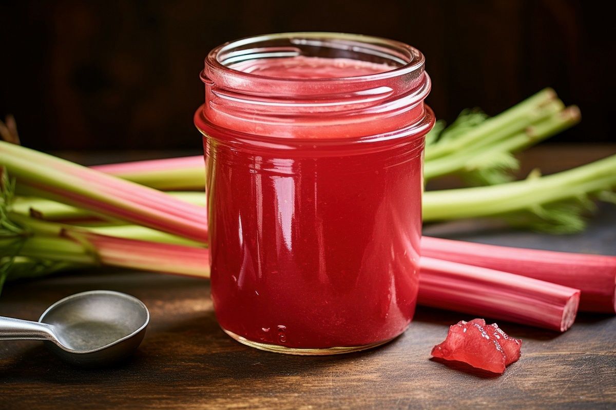 I turn rhubarb stalks into delicious jar goodies. Lots of flavor, without unnecessary chemicals.
