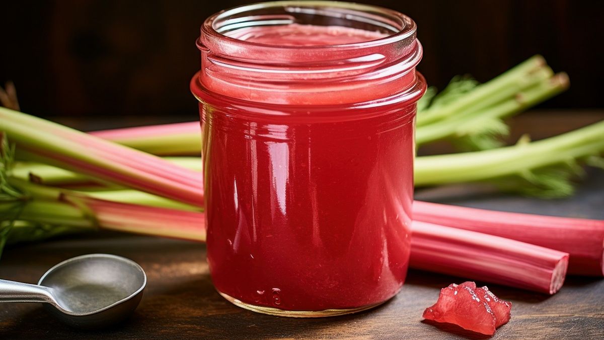 Łodygi rabarbaru przerabiam na pyszności do słoika. Mnóstwo smaku, bez zbędnej chemii