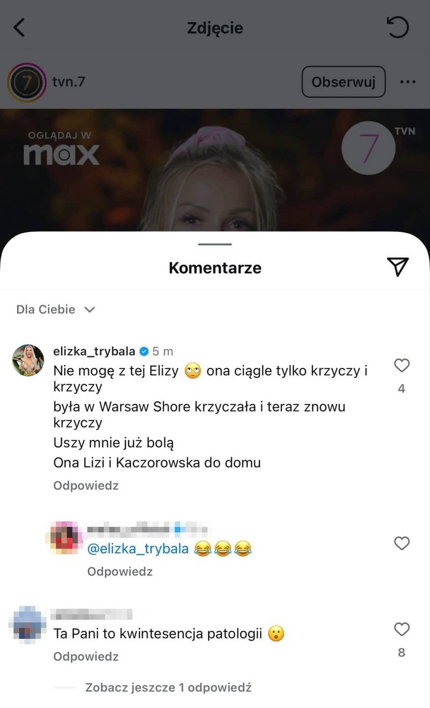 Odpowiedź Elizy