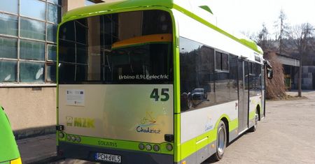 Po ulicach w Chodzieży jeździ elektryczny autobus