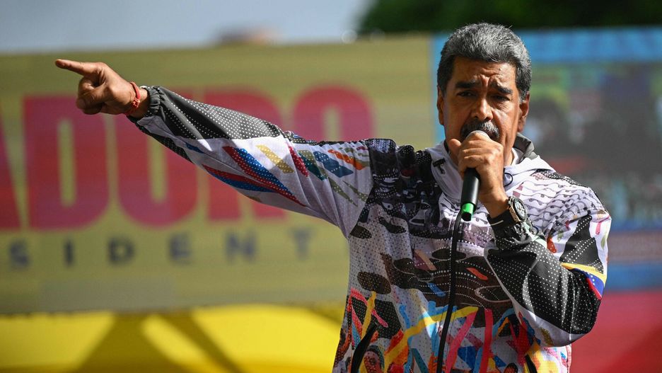 Temporary
Venezuelan President and presidential candidate Nicolas Maduro speaks during a campaign rally in Caracas on July 16, 2024. Venezuela will hold presidential elections on July 28. (Photo by Federico PARRA / AFP)
FEDERICO PARRA