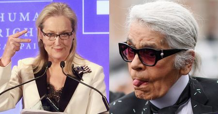 Lagerfeld oskarża Streep o wyłudzenie pieniędzy! "Genialna aktorka, szkoda, że tania!"
