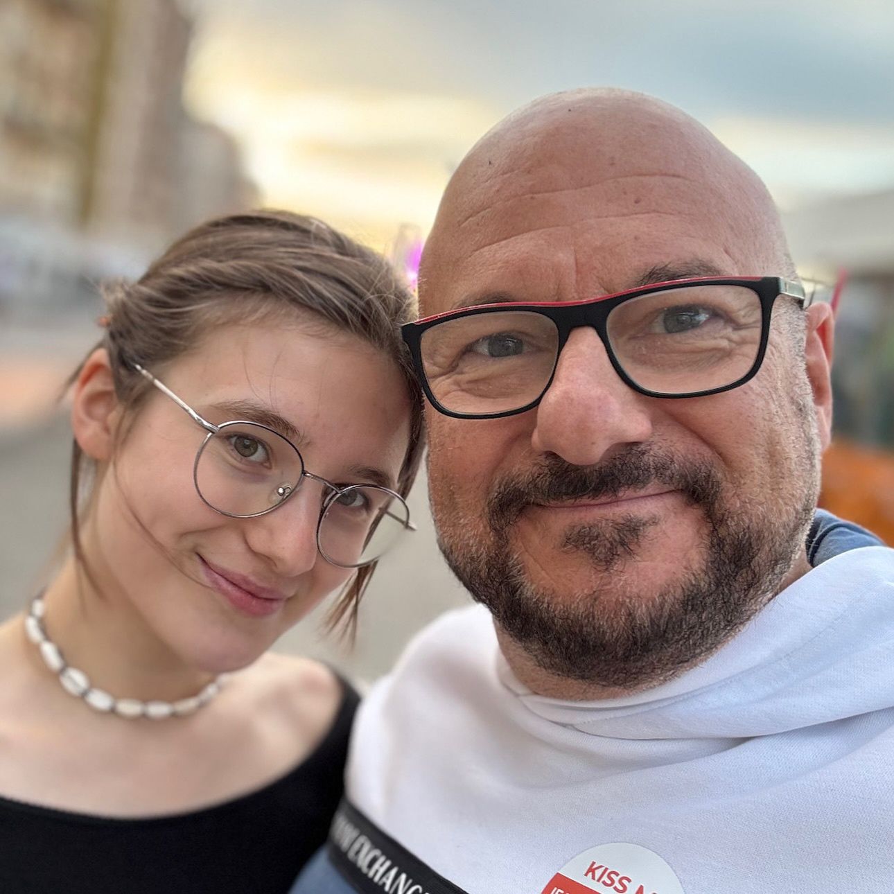 Piotr Gąsowski z córką Julią