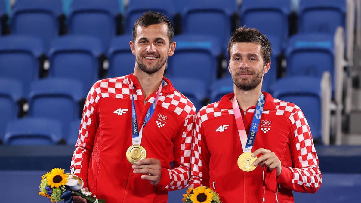 Getty Images / Clive Brunskill / Na zdjęciu: Mate Pavić (z lewej) i Nikola Mektić