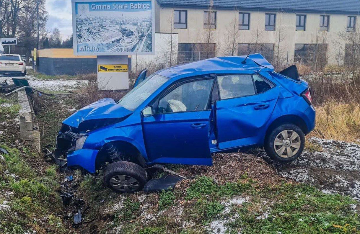 Zdjęcie z miejsca wypadku