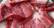 Surowe żeberka wołowe (samo mięso, II klasa mięsa)