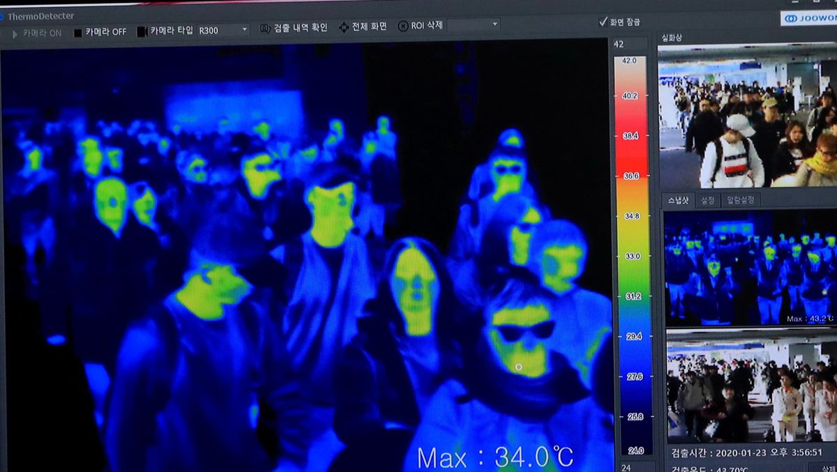 Chora Chinka oszukała kamery termowizyjne na lotnisku w Paryżu. Przyleciała z Wuhan