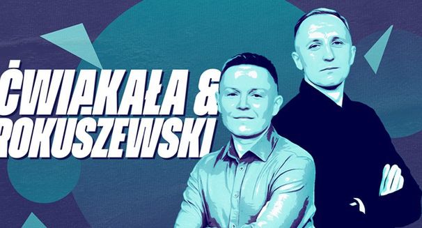Dwójka komentatorów piłkarskich Canal+ we wspólnym programie