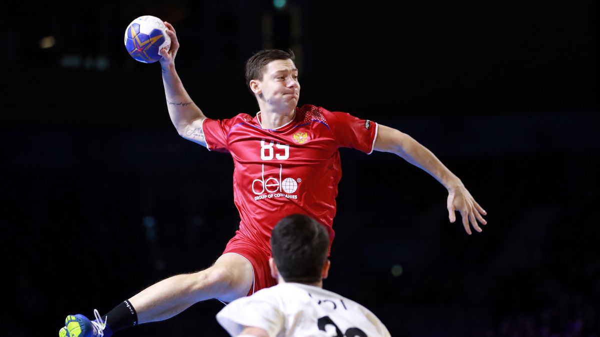 Materiały prasowe / FRANCE HANDBALL 2017 / Na zdjęciu: Dmitrij Żytnikow w barwach reprezentacji Rosji 