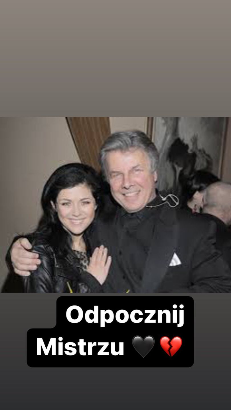 Kasia Cichopek żegna Emiliana Kamińskiego