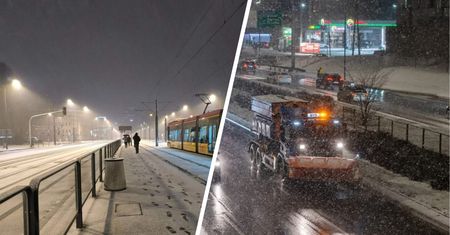Atak zimy na Mazowszu. Warszawa pod śniegiem