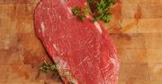 Surowe steki z łaty wołowej (samo mięso)