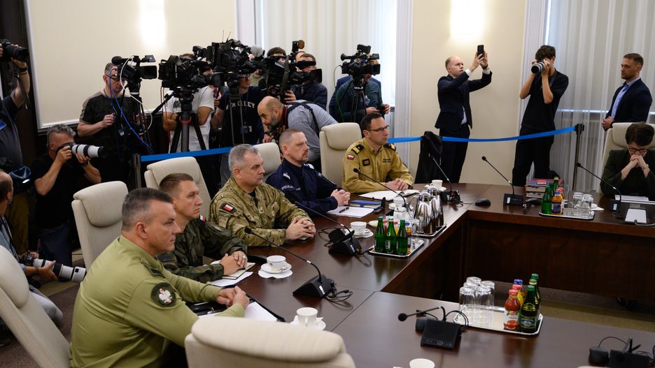 Extraordinary Government Cabinet Meeting Following Drones Downing In Polish Airspace.
General Wieslaw Kukula, chief of the General Staff of the Polish Armed Forces, takes part in an extraordinary government cabinet meeting at the Chancellery of the Prime Minister, following violations of Polish airspace during a Russian attack on Ukraine in Warsaw, Poland, on September 10, 2025. (Photo by Aleksander Kalka/NurPhoto via Getty Images)
NurPhoto
general staff, september 10, polish airspace, chief, international relations, defense policy, defense, government cabinet meeting, polish armed forces, russia-ukraine war, military strategy, national security, geopolitical tension, chancellery, ministers, regional stability, crisis management., diplomatic relations, military leadership, airspace incursion, nurphoto, warszawa, drones, general wieslaw kukula, aleksander kalka, warschau, polen, polska, russian attack, government response, violations, extraordinary meeting