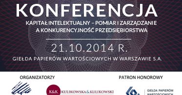 Konferencja "Kapitał Intelektualny" już 21 października