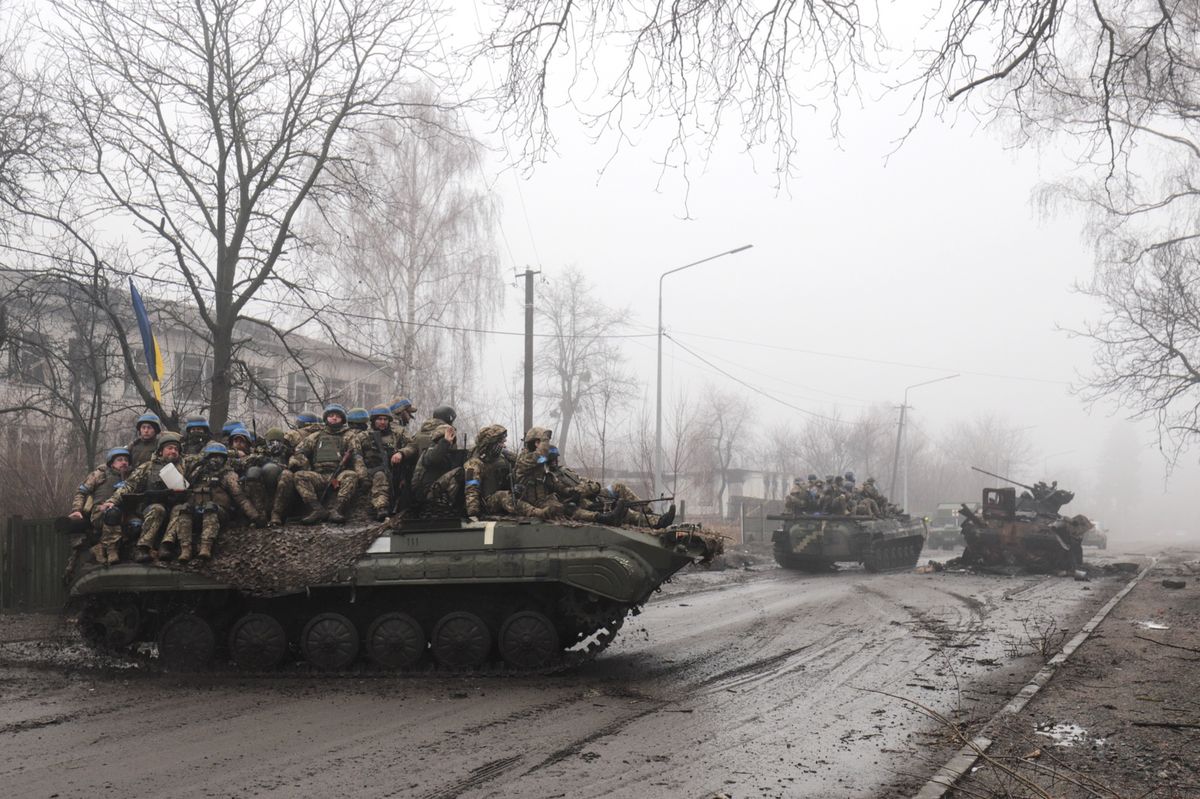 Rosyjska inwazja. Armia ukraińska odzyskuje kontrolę nad wsiami wokół Kijowa