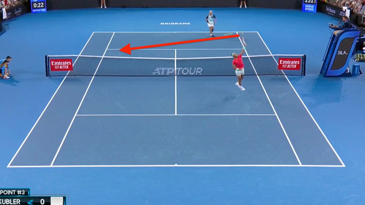 Twitter / X.com / Rafael Nadal znów czaruje swoimi nieprzeciętnymi umiejętnościami.