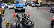 Warszawa: Zderzenie motocyklisty z autem osobowym na Mokotowie