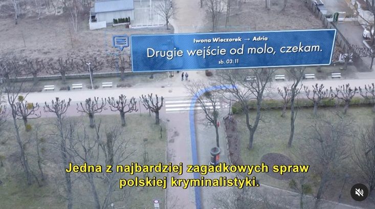 Iwona Wieczorek napisała sms-a do koleżanki spod drugiego wejścia od molo