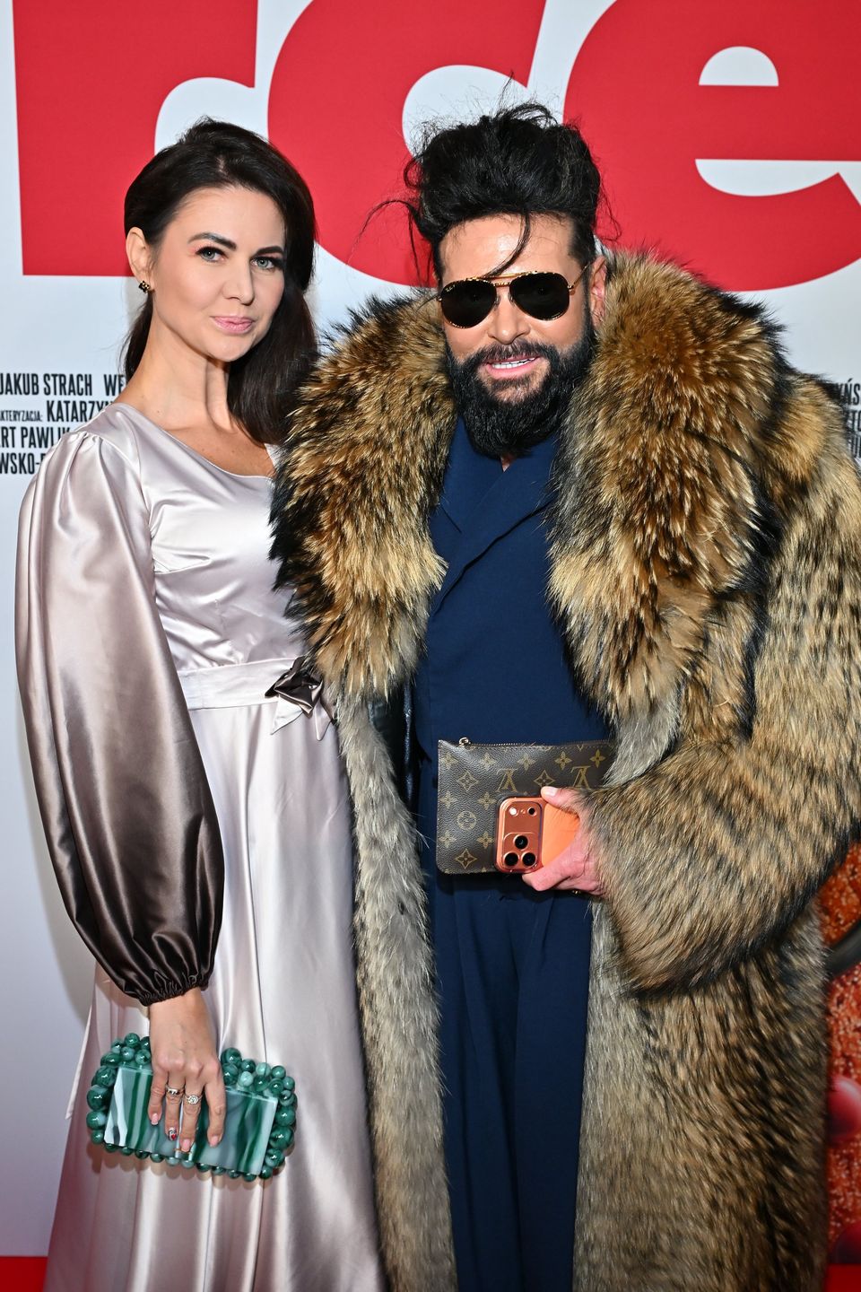 Krzysztof Rutkowski na premierze filmu 