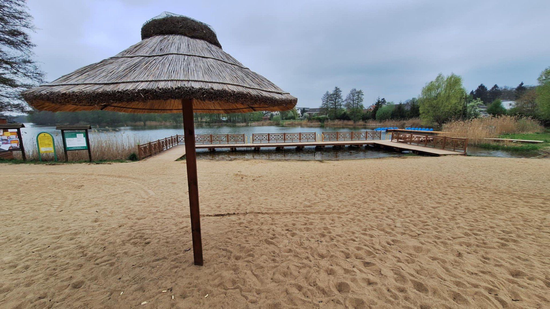 Plaża w Kłodawie - z Gorzowa jest tutaj rzut beretem