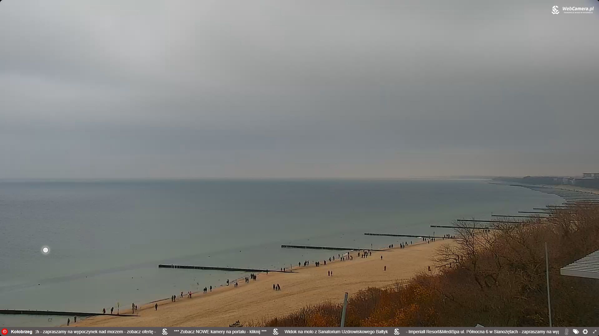 Polacy wpoczywają w Kołobrzegu.