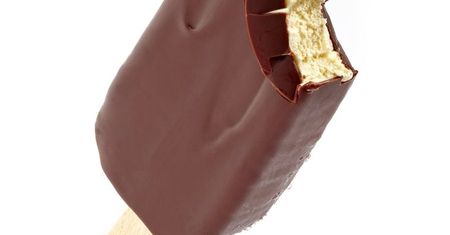 Lody w kostce lub na patyku w polewie czekoladowej